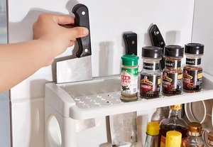 Nhà bếp lưu trữ giá gia vị đũa Kệ tổ chức dao Jar phụ kiện nhà bếp tổ chức - Product Image 6
