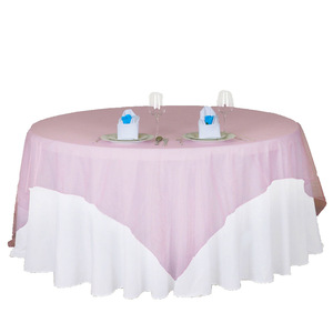 Organza Khăn trải bàn đám cưới Tiệc Bảng trang trí vải tuyn Khăn Trải Bàn vuông Khăn trải bàn phong cách đơn giản hiện đại - Product Image 6