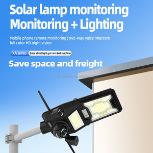 كاميرا أمان خارجية قابلة للطي تعمل بالطاقة الشمسية من EseeCloud بثلاث عدسات مع ميكروفون مدمج ومستشعر حركة ومقاومة للماء IP66 وصوت ثنائي الاتجاه وإضاءة LED للشوارع - Product Image 2