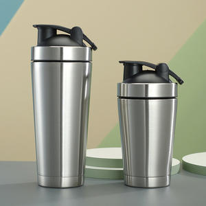 Custom Logo 25oz 750ml Sport Double Wall Insulated Stainless Steel Protein <strong>Shaker</strong> Bottle Cup Gym <strong>Wholesale</strong> with Shake <strong>Ball</strong> - Product Image 6