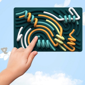 Miếng đệm giảm áp silicon di động có thể gập lại-Một Đồ chơi <span class=keywords><strong>FIDGET</strong></span> an toàn và im lặng, thích hợp cho các lớp học, văn phòng và du lịch. - Product Image 1