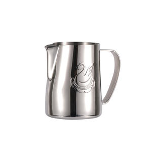 Brocca per Latte in Metallo Jibbi Little Swan 600ml, Tazza per Latte Art e Bollitore, Accessorio per Bevande Virale su Internet - Product Image 6