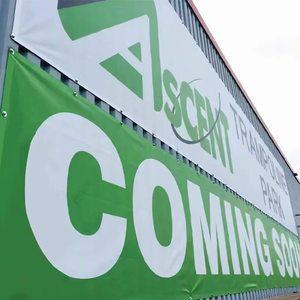 Bannières de <span class=keywords><strong>vinyle</strong></span> de PVC imprimées par coutume résistante pour la publicité extérieure avec la double impression dégrossie durable et imperméable - Product Image 3