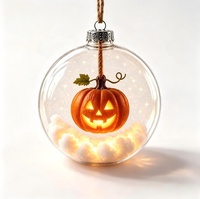 Ornement de boule suspendue pour Halloween, décoration fantôme, citrouille, sorcière, décoration suspendue pour porte intérieure
