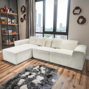 Sofá reclinable individual Diseño minimalista con apilabilidad de compresión para un almacenamiento eficiente en el hogar para uso en la sala de estar - Product Image 3