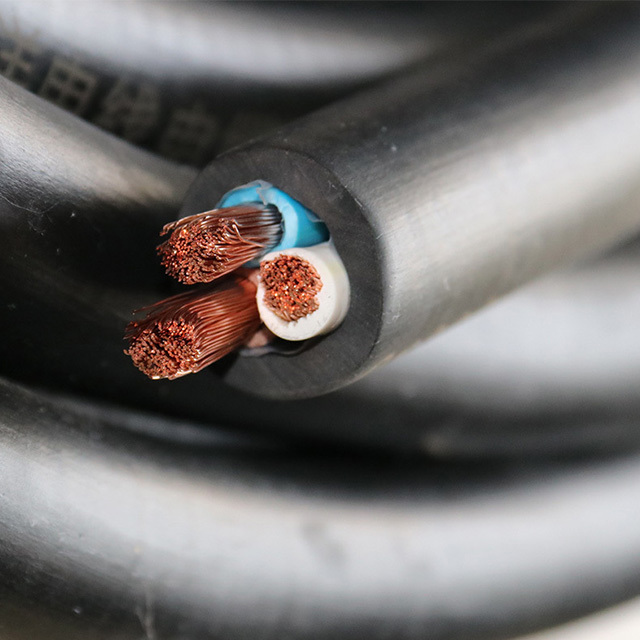 Waterproof Submersible Pump Cable 0.6/1KV 3 4 5 Cores Flexible Flat Type Round Type Rubber Water Pump Cable