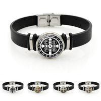 Bracelets de prière avec médailles de saints, Jésus, saints, croix orthodoxe, cadeaux, produits