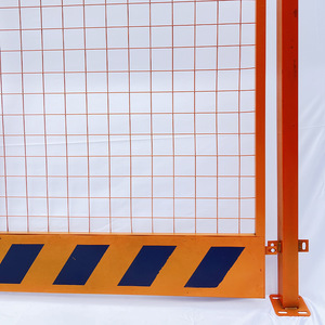 Metal kenar otoyol bariyeri & vakıf çukur uyarı korkuluk ile çelik şantiye koruma çiti <span class=keywords><strong>Net</strong></span> - Product Image 5