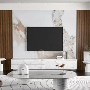 Amer 3D Mate Pvc Azul Pequeño Mármol Alternativa <span class=keywords><strong>Flexi</strong></span> Wet Wood Vaneer Panel de pared Hojas Tv Paneles Uv Mármol Oro 10mm - Product Image 4