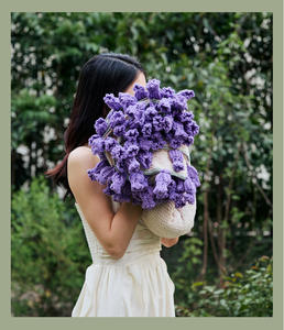 Manta Redonda Creativa con Diseño de Campanas de Viento Púrpuras, Manta de Tamaño Completo, Decoración del Hogar, Mantas Suaves y Cálidas para Cama Doble, Venta al por Mayor - Product Image 1