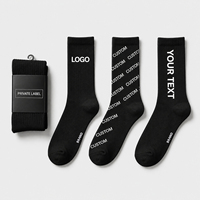 Chaussettes de sport personnalisées avec logo, chaussettes mi-mollet à coussinets doux, conçues pour un confort et une mobilité quotidiens