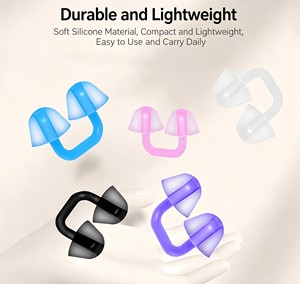 Pinza Nasal para Niños para Nadar, Tapón Nasal Universal en Forma de U para Niños, Evita que el Agua se Inture en las Vías Respiratorias - Product Image 4