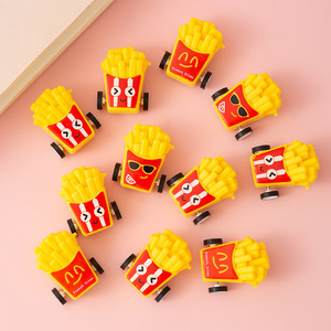 French Fries Pullback Car <b>Mini</b> Friction Toy Vehicle For Children 2 To 4 Years <b>Old</b> Plastic Unisex Gift - Product Image 3