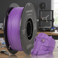 Filament PLA CF TINMORRY 1,75 mm pour imprimantes 3D, fabrication directe en usine, tiges en plastique pour Infinite 3D Impresora/violet