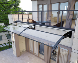 Toldo de Aluminio para Lluvia, Venta Caliente, Toldo Transparente para Sombra, Toldo Exterior de Policarbonato - Product Image 4