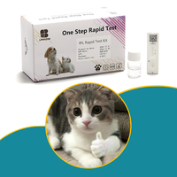 Kit de test rapide pour péritonite infectieuse féline (PIF) Ab Lifecosm RC-CF17 détection des maladies du chat sang total/plasma/sérum ISO13485