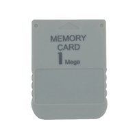 Carte mémoire de haute qualité pour PS1, 1 carte mémoire blanche 1 Mo