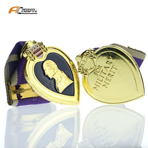 Medallas de Corazón Púrpura de los Estados Unidos de tamaño completo con cinta - Product Image 3
