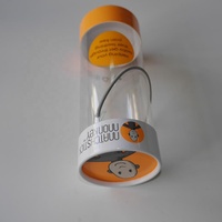 Personnalisé En Plastique Tube Rond boîte de Jouet D'emballage Et D'emballage de Cylindre En Plastique