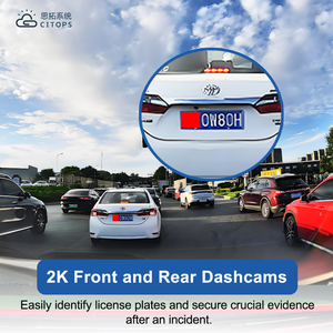 Vehículo de 2 canales <span class=keywords><strong>DVR</strong></span> 4G GPS MDVR para Taxi con cámara Dual 1080P Dashcam CMSV6 plataforma H.265 monitoreo de video para taxis camiones - Product Image 3