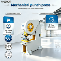 Presse mécanique à table fixe de 16 tonnes, gueule profonde de 700 mm, machine de poinçonnage de tôles métalliques, moteur à double manivelle de haute précision