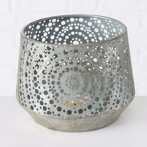 Vela DE LUZ DE Metal redonda más vendida, soporte votivo, decoración del hogar para hoteles y restaurantes, Material galvanizado - Product Image 3