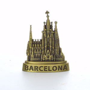 OEM \ ODM Personalización <span class=keywords><strong>Barcelona</strong></span> Souvenir Iglesia Decoración Artesanía Regalos Aleación <span class=keywords><strong>de</strong></span> zinc Artesanía <span class=keywords><strong>de</strong></span> metal - Product Image 6