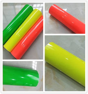 Vinilo Adhesivo Fluorescente de PVC Hecho en China, Rollo de Material de PVC, Adhesivo Fluorescente Autoadhesivo <span class=keywords><strong>para</strong></span> Publicidad - Product Image 5