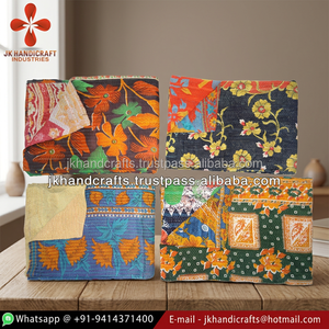 Vieux sari kantha indien fait à la main - Product Image 3