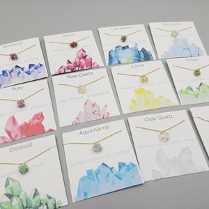 Fashion Boho February Birthstone gioielli di cristallo di ametista quarzo gemma collana per pietra grezza regalo di compleanno per le donne - Product Image 3