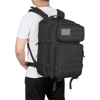 Sac à dos tactique en nylon personnalisable de 45 L, antivol, léger, élégant et durable pour les aventures en plein air, la chasse