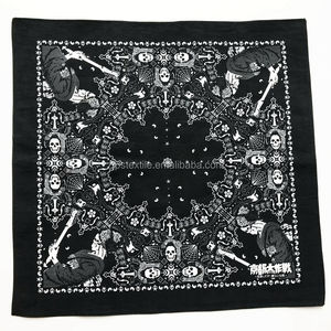 Pirata soie sauvage chiffon hommes cou écharpe Bandana bandeaux pour les gars cou tête foulard mexicain Bandannas - Product Image 2