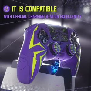 ปลอกหุ้มจอย PS5 - ลายไซเบอร์พังก์ ทำจากซิลิโคน - Product Image 4