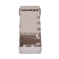 Cage à fibre optique QSFP-DD 1x1, 14 Gbit/s, refroidissement passif, débit de données de 112 Gbit/s pour commutateurs de centre de données - Conception sans dissipateur thermique