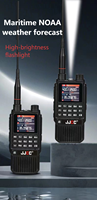 Radio bidirectionnelle portable JJCC sans fil personnalisée JC-7700, puissance de sortie 7W, portée 0-7km, avec bandes VHF et UHF complètes