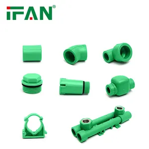 IFAN Factory Price Male Thread Plug PPR Pipe Plumbing Green Plastic Plugs PPR Pipe Fittings