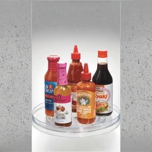 Hiện đại <span class=keywords><strong>360</strong></span> độ nhựa lười biếng <span class=keywords><strong>Susan</strong></span> bàn xoay tổ chức nhà bếp đồ lặt vặt & trang điểm Rack với tiêm kỹ thuật - Product Image 4