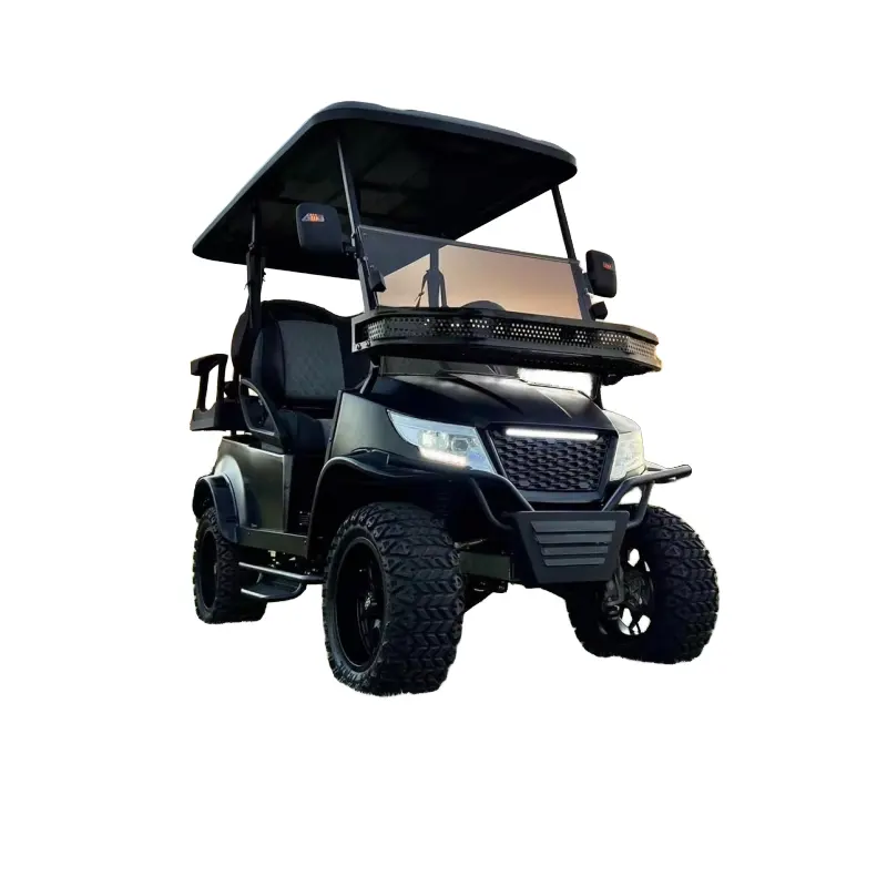 Embrace the off-road spirit with our four-seater golf cart, equipped with a 48V 5kW AC system and Curtis controller