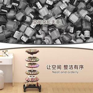 Carrito para Esmaltes de Uñas, Bandeja Exhibidora para Salón de Uñas, Soporte con Ruedas - Product Image 5