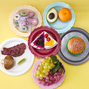 Khuôn Mẫu dùng một lần bữa ăn tối Tấm-Thanh lịch thiết kế hoa, thực phẩm cấp vật liệu, lý tưởng cho đám cưới và lễ kỷ niệm - Product Image 3