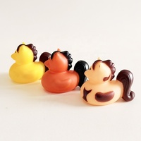 Jouets de bain pour bébés en forme de canard en caoutchouc de 2 pouces, imprimés sur mesure avec motifs amusants, jouets de baignoire uniques pour enfants, mini et petits, en gros