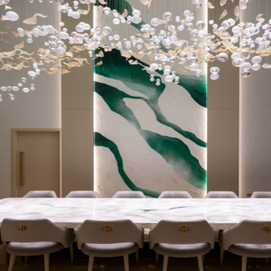 <span class=keywords><strong>Lampadario</strong></span> <span class=keywords><strong>con</strong></span> lampada a forma di luce a sospensione a sfera in vetro <span class=keywords><strong>con</strong></span> elegante paralume per ristoranti di lusso - Product Image 4