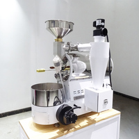 Dongyi mesin Roaster kopi komersial, peralatan memanggang biji kopi pemanas listrik/Gas 1kg 2kg