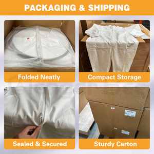 Combinaison d'apiculture intégrale en coton 280G durable avec fermeture éclair fluide et poignets élastiques pour l'apiculture - Product Image 5