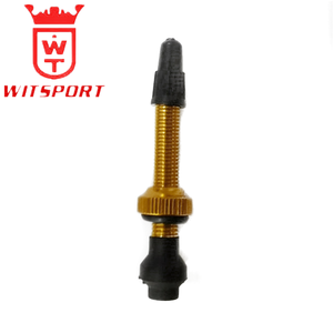 Valves Tubeless en alliage d'aluminium et caoutchouc CNC pour VTT/pneus de route <span class=keywords><strong>Presta</strong></span> <span class=keywords><strong>Valve</strong></span> Stem Personnalisable Longueur <span class=keywords><strong>40mm</strong></span> - Product Image 2