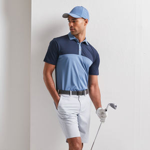 Polo de golf coupe sèche de marque de luxe haut de gamme pour hommes OEM/ODM T-Shirt 100% Polyester Impression numérique Logo Broderie Sublimation - Product Image 3