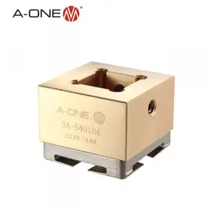 A-ONE 공장 공급 시스템 3R 툴링 스퀘어 황동 홀더 prisround 25.5*25.5mm EDM 클램핑 사용 3A-540104