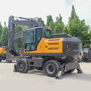 2024 China New Diesel CE Epa Engine Large Retro Excavadora Farm Tractor 15 Ton Excavator Loader With Bucket