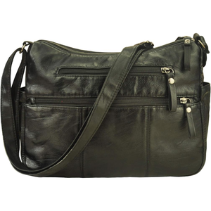 Sac bandoulière vert en PU avec fermeture éclair, style élégant, toutes saisons, mini sac pour femme, mode, rivets, résistant à l'eau - Product Image 4