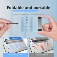 Support pour ordinateur portable en alliage d'aluminium ultra-fin, portable, pliable, réglable en hauteur, pour un refroidissement optimal, support surélevé pour tablette et PC